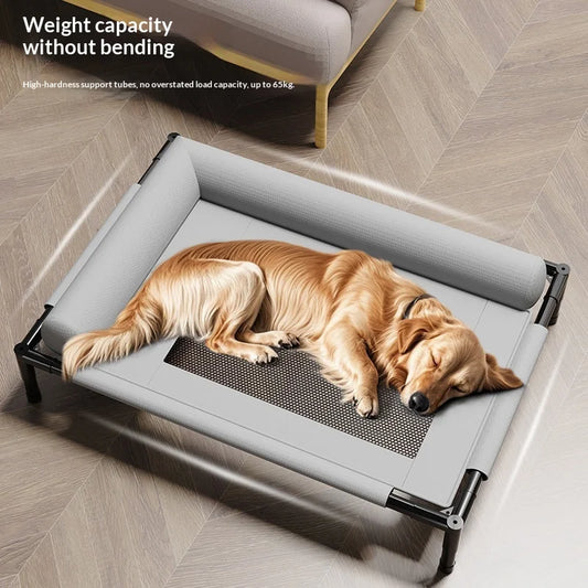 Elevated Dog Bed Cooling Mesh Breathable Washable Pet Cot Outdoor Indoor Summer Winter All Season Dog Bed Dog Cat Bed Dog Bed
