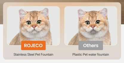 Fontaine à eau automatique en acier inoxydable pour animaux de compagnie